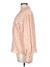 Worthington 100% Polyester Polka Dots Orange Long Sleeve Blouse Size L - photo 5