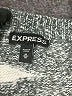 Express Stripes Silver Pullover Sweater Size M - photo 7