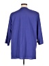 C.M. Shapes Blue 3/4 Sleeve Button-Down Shirt Size 1X - photo 2