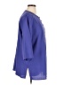 C.M. Shapes Blue 3/4 Sleeve Button-Down Shirt Size 1X - photo 4