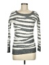 Express Stripes Silver Pullover Sweater Size M - photo 1