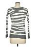 Express Stripes Silver Pullover Sweater Size M - photo 2