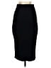 B.L.Q. Solid Black Formal Skirt Size 1 - photo 2