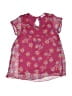 Ella Moss 100% Polyester Pink Short Sleeve Blouse Size 6-12 mo - photo 1