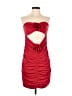 Assorted Brands Hearts Red Cocktail Dress Size 8 - photo 1