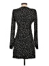 Likely 100% Polyester Polka Dots Black Casual Dress Size 2 - photo 2