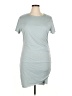 Unbranded Solid Gray Casual Dress Size XL - photo 1
