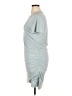 Unbranded Solid Gray Casual Dress Size XL - photo 5