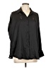 Zara 100% Polyester Black Long Sleeve Blouse Size L - photo 1