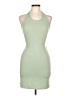 Unbranded Solid Green Cocktail Dress Size L - photo 1