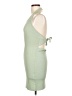 Unbranded Solid Green Cocktail Dress Size L - photo 5