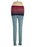 Lularoe Stars Blue Leggings Size 1X (estimated) - photo 1