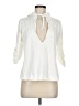 Gap 100% Cotton Ivory 3/4 Sleeve Blouse Size M - photo 1