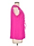 DKNY 100% Polyester Pink Sleeveless Blouse Size L - photo 4