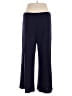 Caroline Rose Solid Blue Casual Pants Size L - photo 2