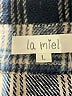 La Miel Plaid Ivory Long Sleeve Button-Down Shirt Size L - photo 7