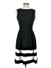 Calvin Klein Color Block Black Casual Dress Size 2 - photo 1