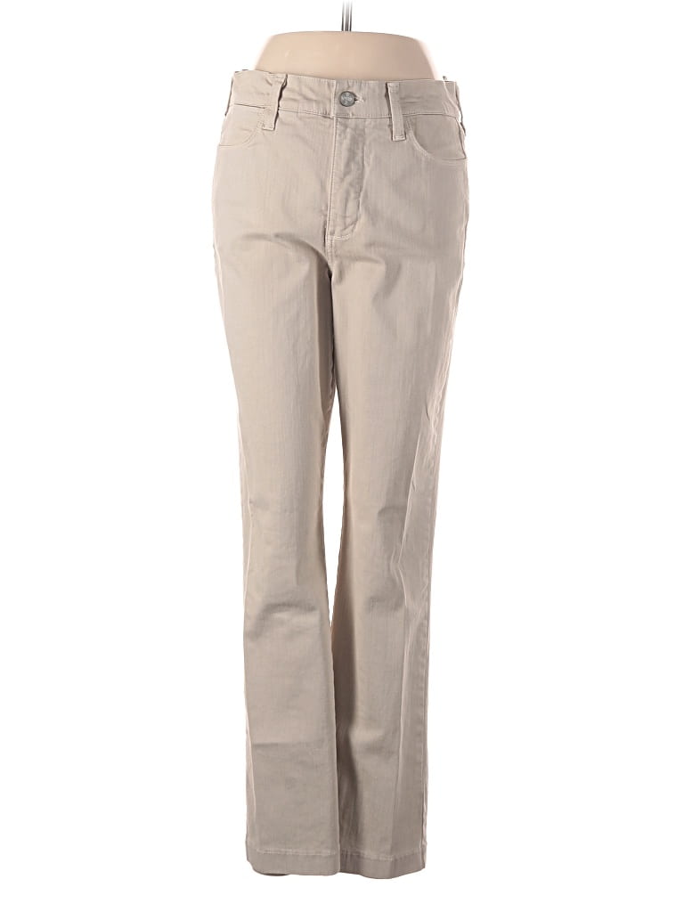 Pre-owned Nydj Khaki Pant In Brown