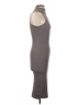 Zara Solid Gray Cocktail Dress Size S - photo 4