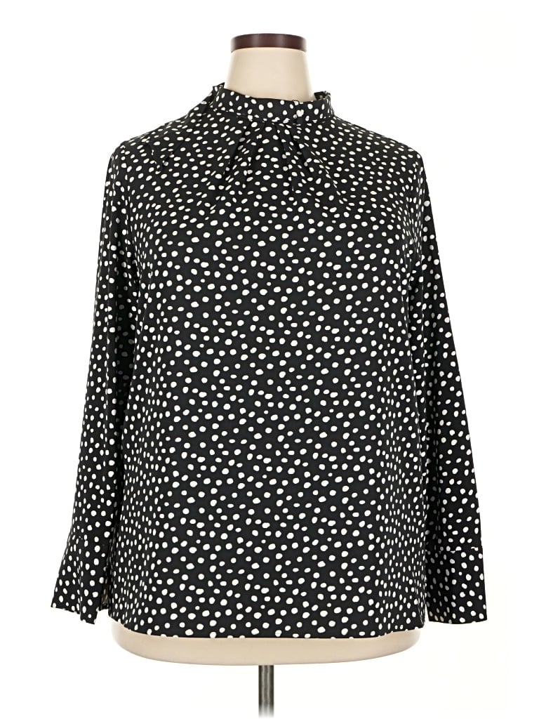 Pre-owned Next Long Sleeve Top Black Turtleneck Tops