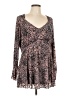 Indigo Thread Co. Animal Print Brown Casual Dress Size XL - photo 1