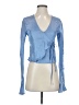 Rolla's Blue Long Sleeve Blouse Size 8 - photo 1