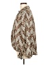 B Collection by Bobeau 100% Polyester Animal Print Brown Long Sleeve Blouse Size L - photo 5