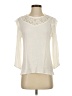 Maurices 100% Rayon Ivory 3/4 Sleeve Blouse Size XS - photo 1