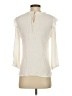Maurices 100% Rayon Ivory 3/4 Sleeve Blouse Size XS - photo 2