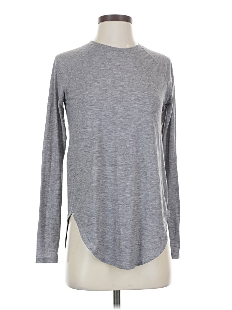 Pre-owned Under Armour Long Sleeve T-shirt In Gray