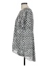 Vince Camuto 100% Polyester Houndstooth Silver Short Sleeve Blouse Size L - photo 5
