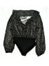 Shein 100% Polyester Stars Black Bodysuit Size 8 - 10 - photo 1