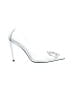 Good American Silver Heels Size 7 1/2 - photo 1