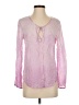 Cool Change Pink Long Sleeve Blouse Size S - photo 1