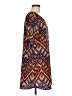 Everly Print Brown Orange Casual Dress Size M (estimated) - photo 4