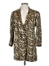 Zara Basic Animal Print Gold Coat Size XS - photo 1