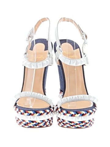 Christian Louboutin Demin Cataclou Espadrille Wedges140mm (view 2)