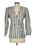 Michelle Stuart 100% Polyester Plaid Gray Blazer Size 2 - photo 1