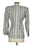 Michelle Stuart 100% Polyester Plaid Gray Blazer Size 2 - photo 2