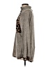 My Story Animal Print Gray Turtleneck Sweater Size S - photo 5