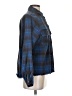 BDG 100% Cotton Plaid Blue Long Sleeve Button-Down Shirt Size XS - photo 4