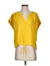 BCBGMAXAZRIA Yellow Short Sleeve Top Size XS - photo 1