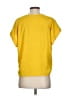 BCBGMAXAZRIA Yellow Short Sleeve Top Size XS - photo 2