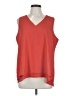 Tabitha Webb 100% Polyester Red Sleeveless Blouse Size L - photo 1