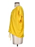 BCBGMAXAZRIA Yellow Short Sleeve Top Size XS - photo 5