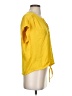 BCBGMAXAZRIA Yellow Short Sleeve Top Size XS - photo 4