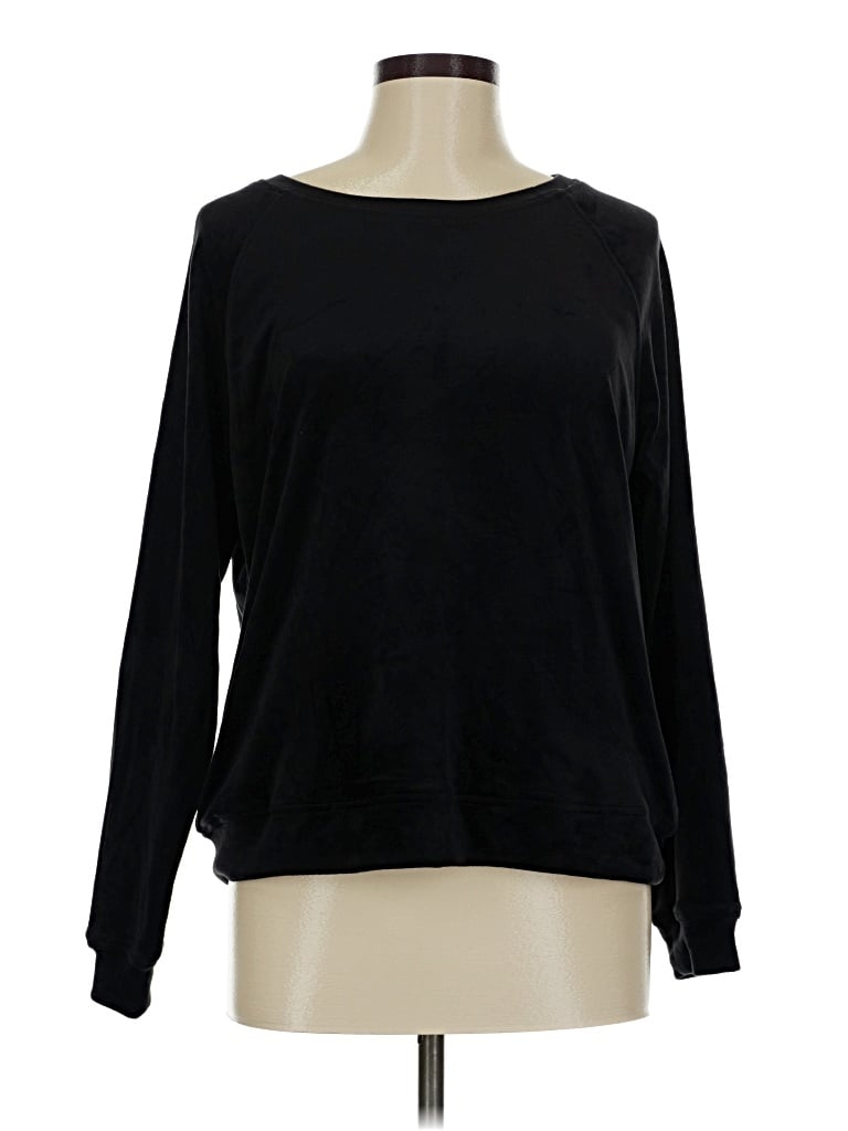 Pre-owned Gloria Vanderbilt Pullover Sweater In Black