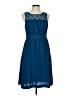 HD in Paris 100% Polyester Blue Cocktail Dress Size 10 - photo 1