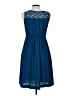 HD in Paris 100% Polyester Blue Cocktail Dress Size 10 - photo 2