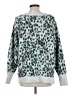 Ann Taylor LOFT Animal Print Silver Pullover Sweater Size L - photo 2